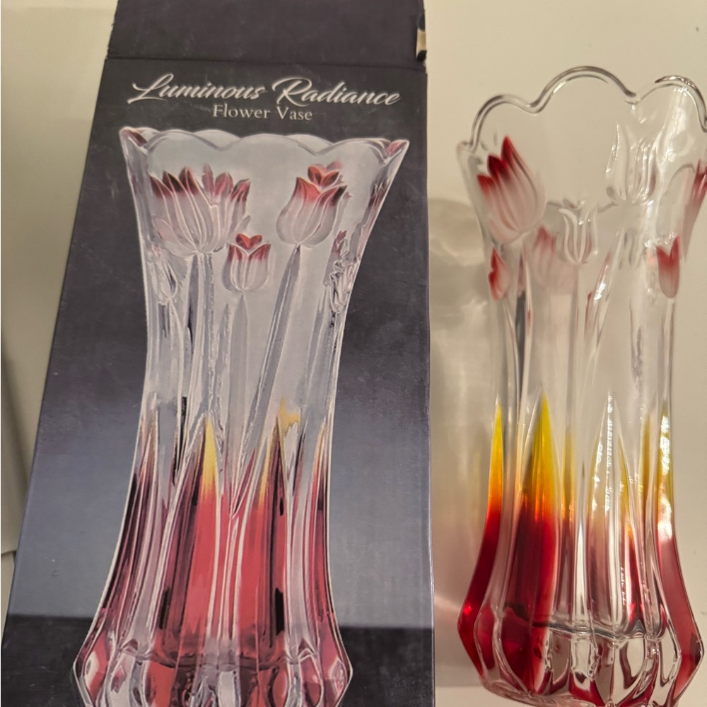 Luminous Radiance Flower Vase